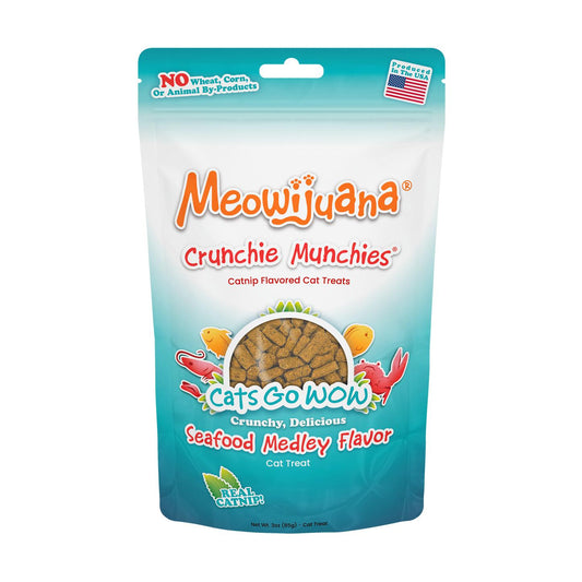 Meowijuana Crunchie Munchies Seafood