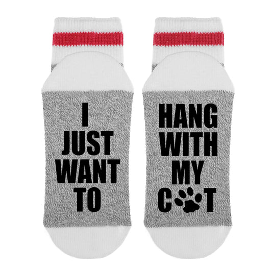 I just want to hang with my cat Socks